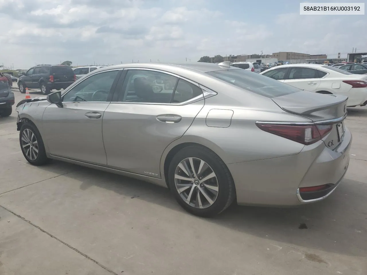 2019 Lexus Es 300H VIN: 58AB21B16KU003192 Lot: 69378024