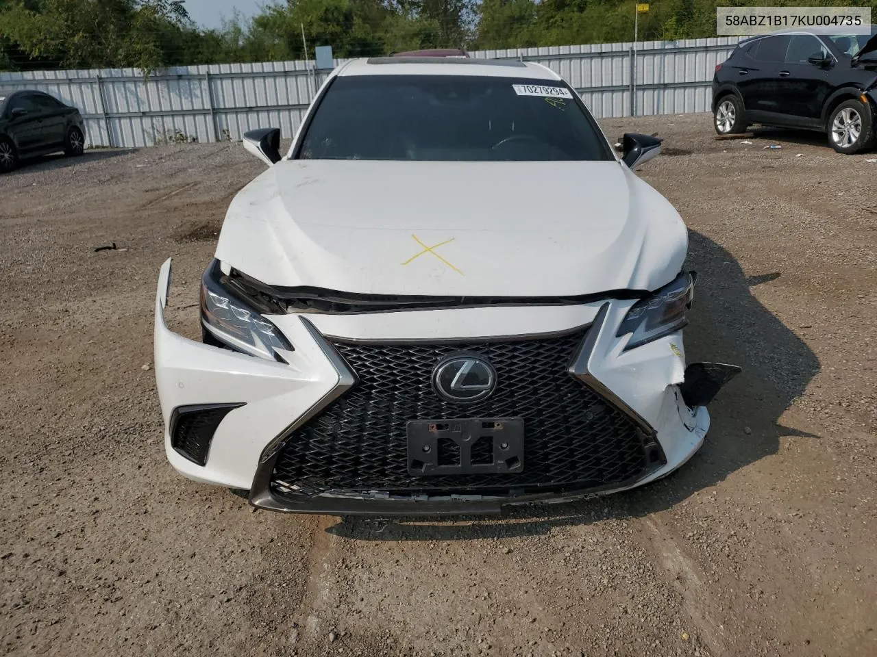 2019 Lexus Es 350 VIN: 58ABZ1B17KU004735 Lot: 70279294