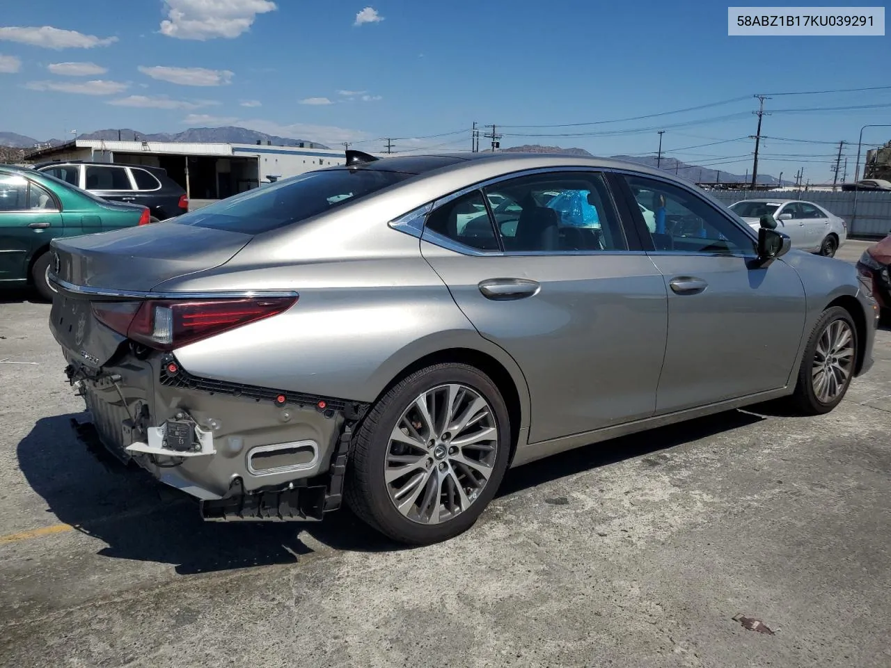 2019 Lexus Es 350 VIN: 58ABZ1B17KU039291 Lot: 70585924