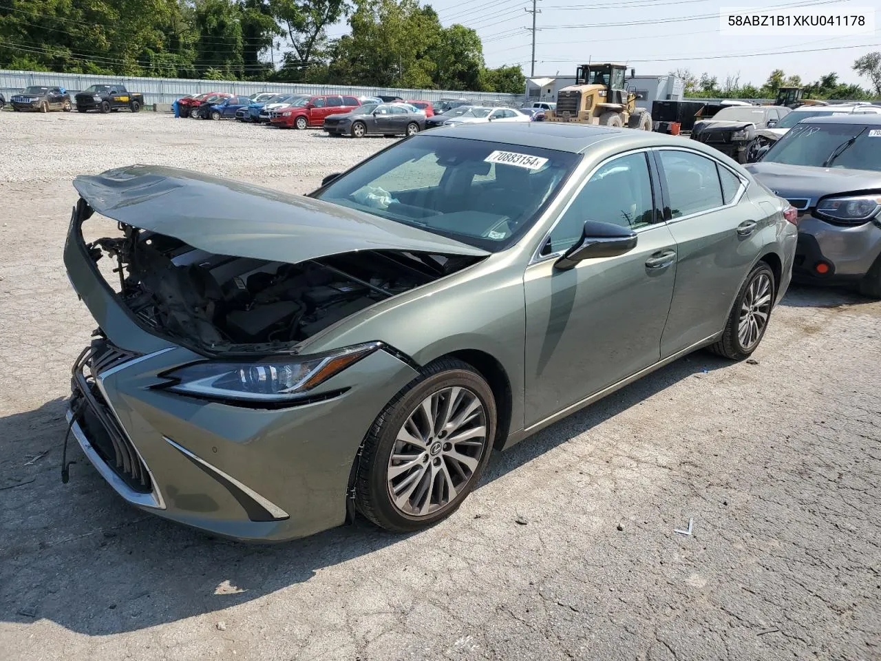 2019 Lexus Es 350 VIN: 58ABZ1B1XKU041178 Lot: 70883154