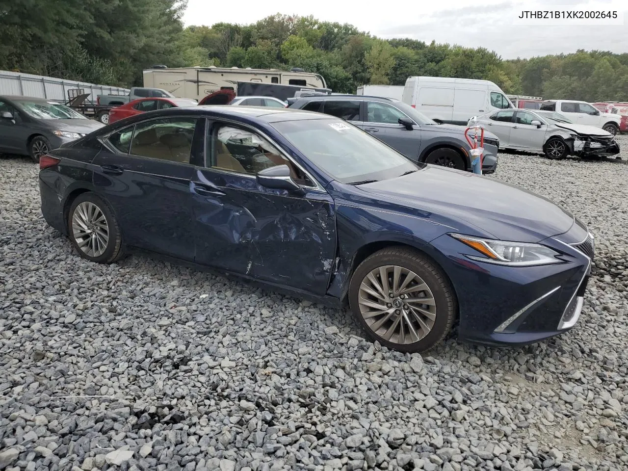 2019 Lexus Es 350 VIN: JTHBZ1B1XK2002645 Lot: 71825434