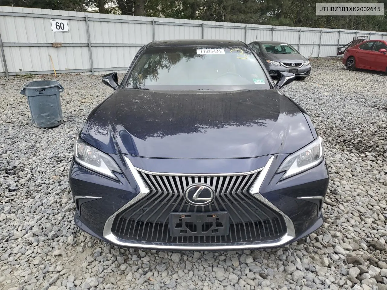 2019 Lexus Es 350 VIN: JTHBZ1B1XK2002645 Lot: 71825434