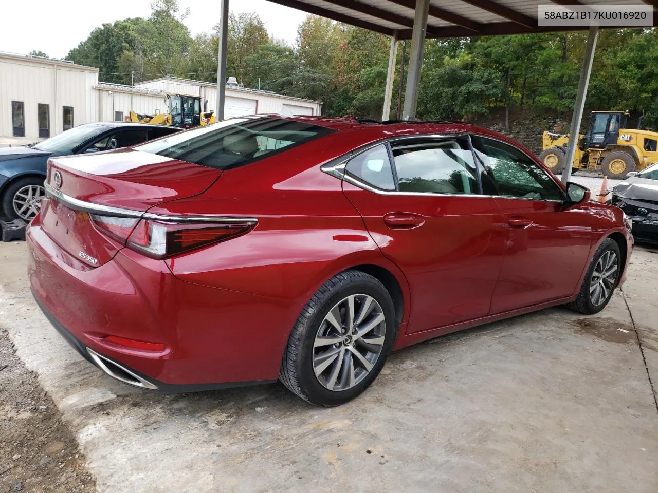 2019 Lexus Es 350 VIN: 58ABZ1B17KU016920 Lot: 71837364