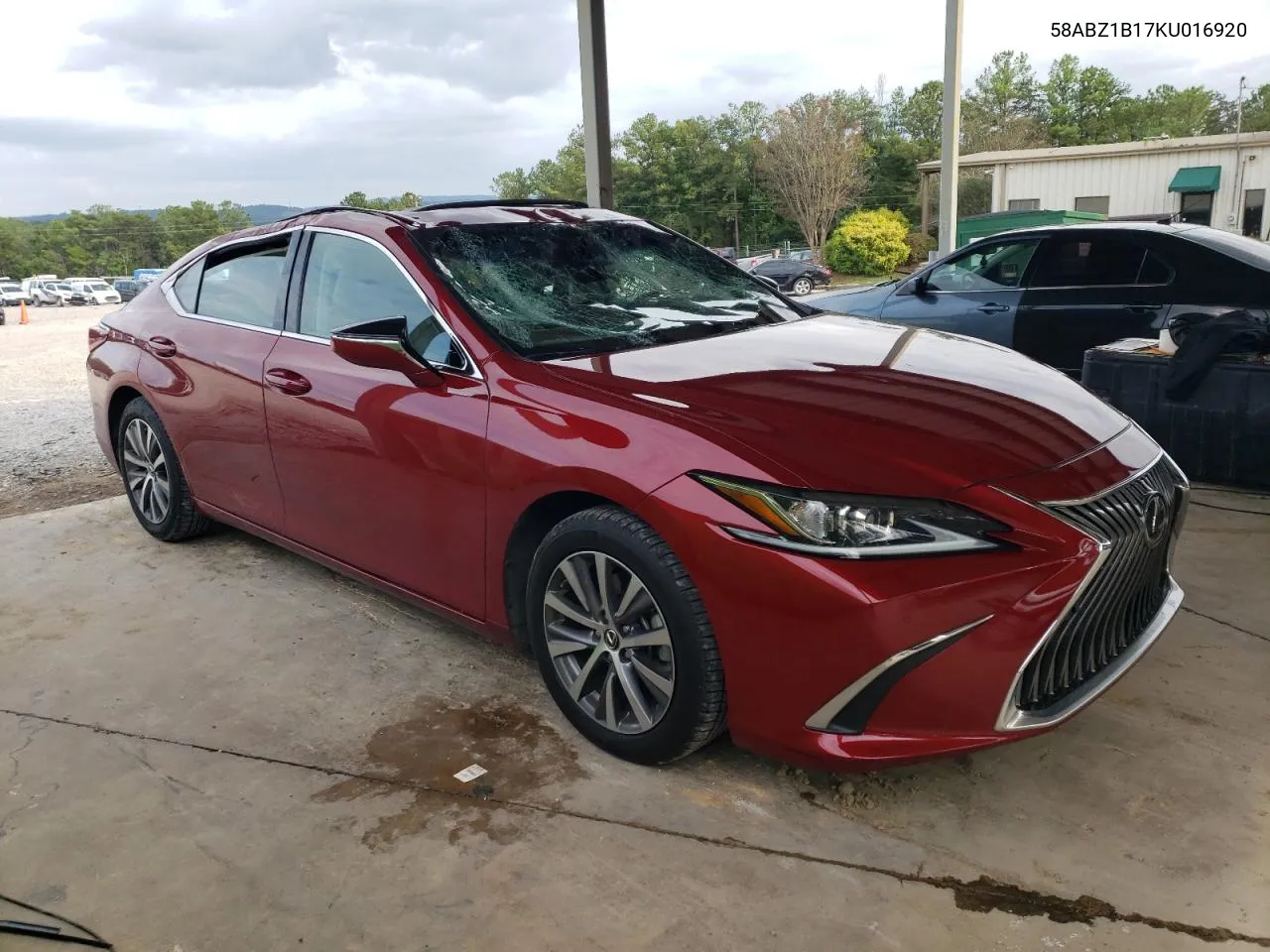 2019 Lexus Es 350 VIN: 58ABZ1B17KU016920 Lot: 71837364