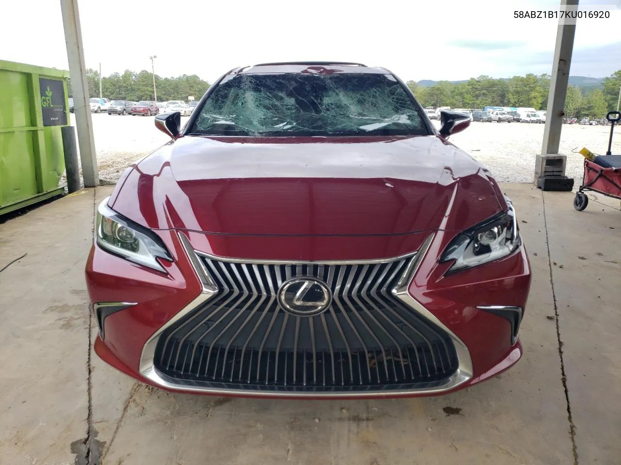 2019 Lexus Es 350 VIN: 58ABZ1B17KU016920 Lot: 71837364