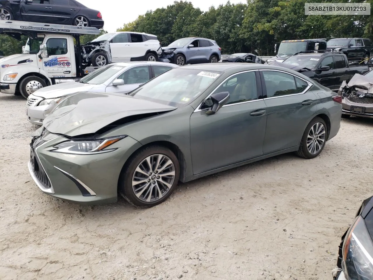 2019 Lexus Es 350 VIN: 58ABZ1B13KU012203 Lot: 72036384