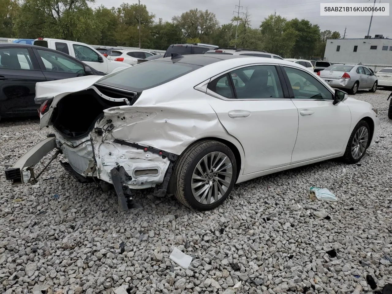 2019 Lexus Es 350 VIN: 58ABZ1B16KU006640 Lot: 72138354