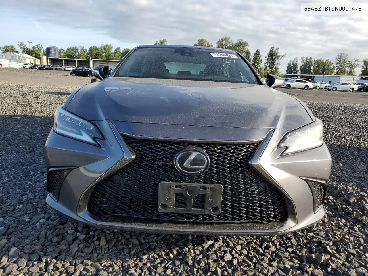 2019 Lexus Es 350 VIN: 58ABZ1B19KU001478 Lot: 72256424