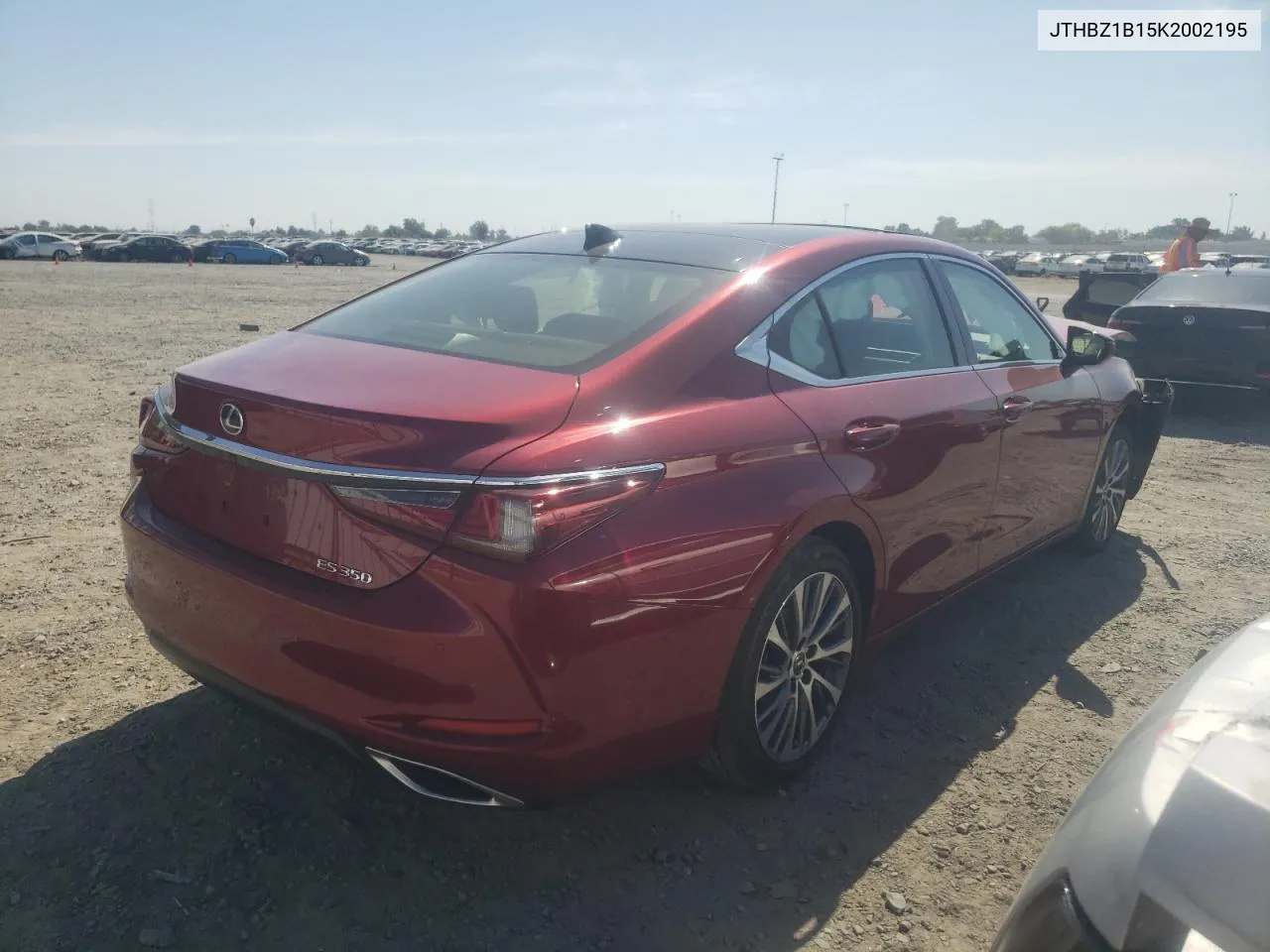 2019 Lexus Es 350 VIN: JTHBZ1B15K2002195 Lot: 72787764