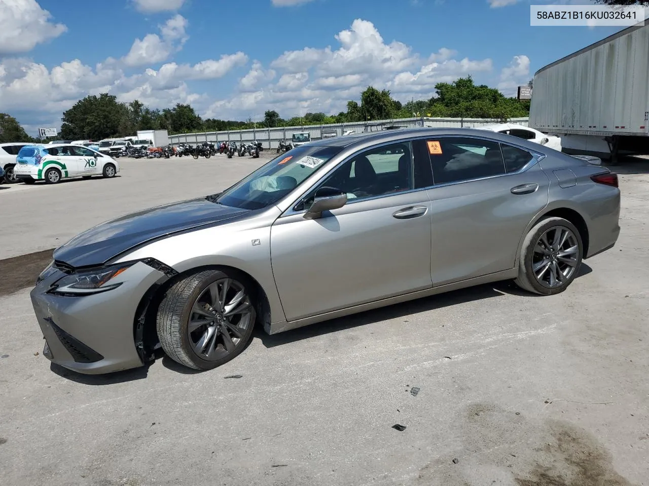 2019 Lexus Es 350 VIN: 58ABZ1B16KU032641 Lot: 72831594