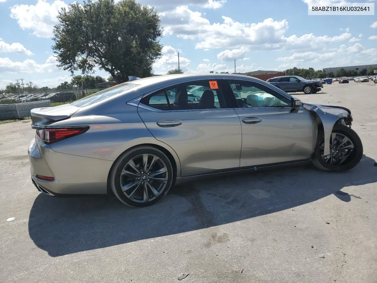 2019 Lexus Es 350 VIN: 58ABZ1B16KU032641 Lot: 72831594