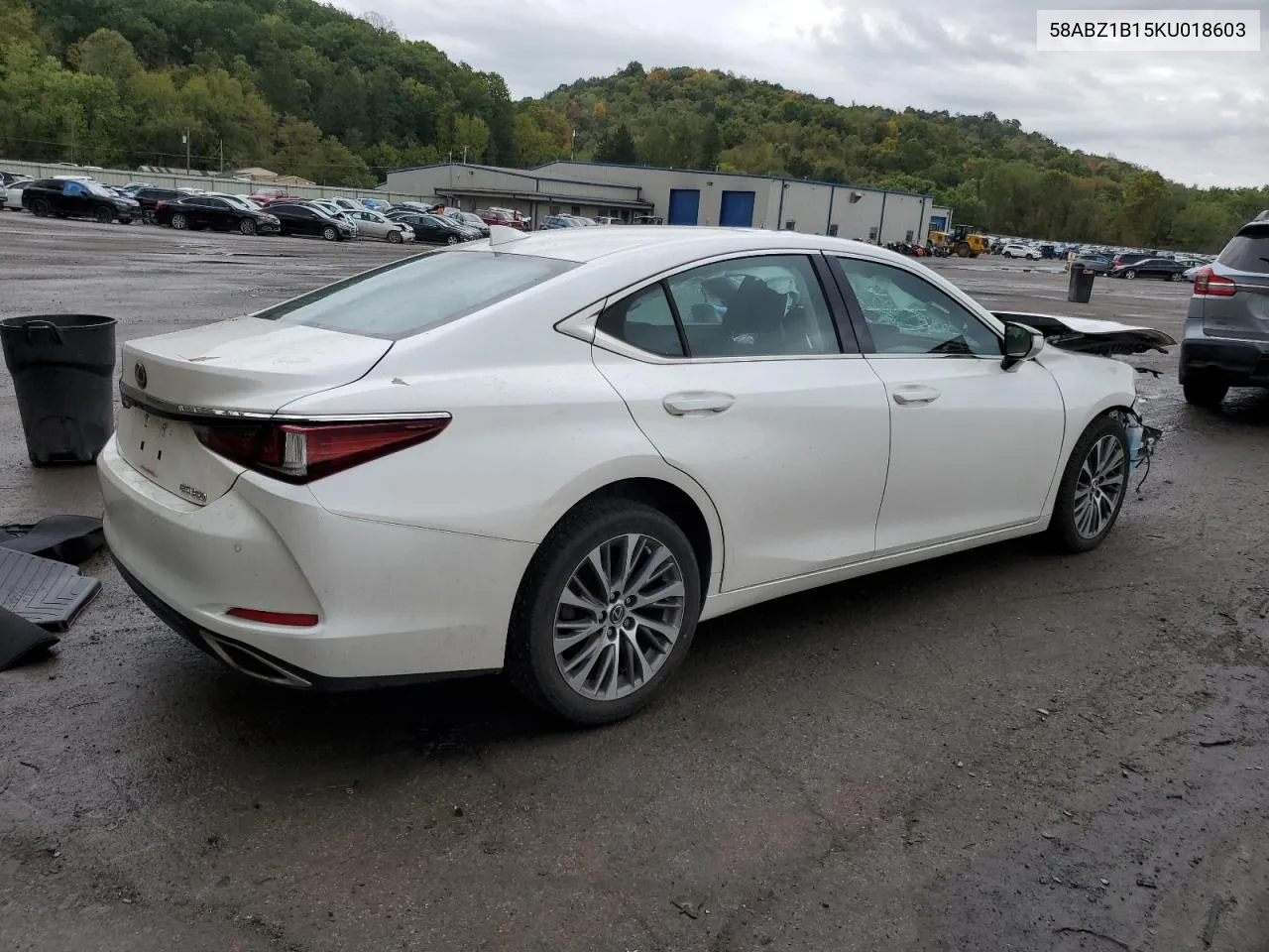 2019 Lexus Es 350 VIN: 58ABZ1B15KU018603 Lot: 72926384