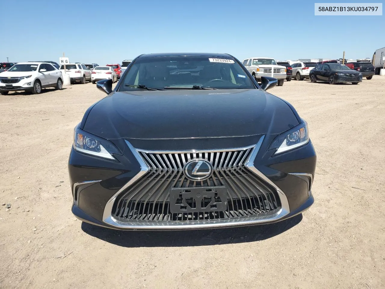 2019 Lexus Es 350 VIN: 58ABZ1B13KU034797 Lot: 73233924