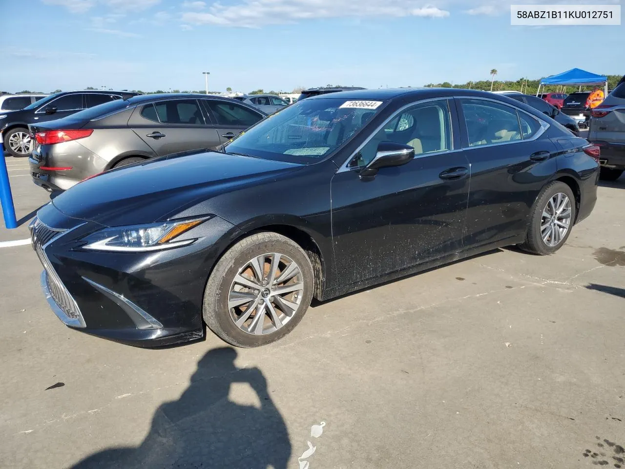 58ABZ1B11KU012751 2019 Lexus Es 350