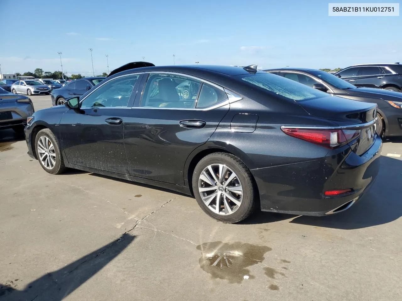 2019 Lexus Es 350 VIN: 58ABZ1B11KU012751 Lot: 73636644