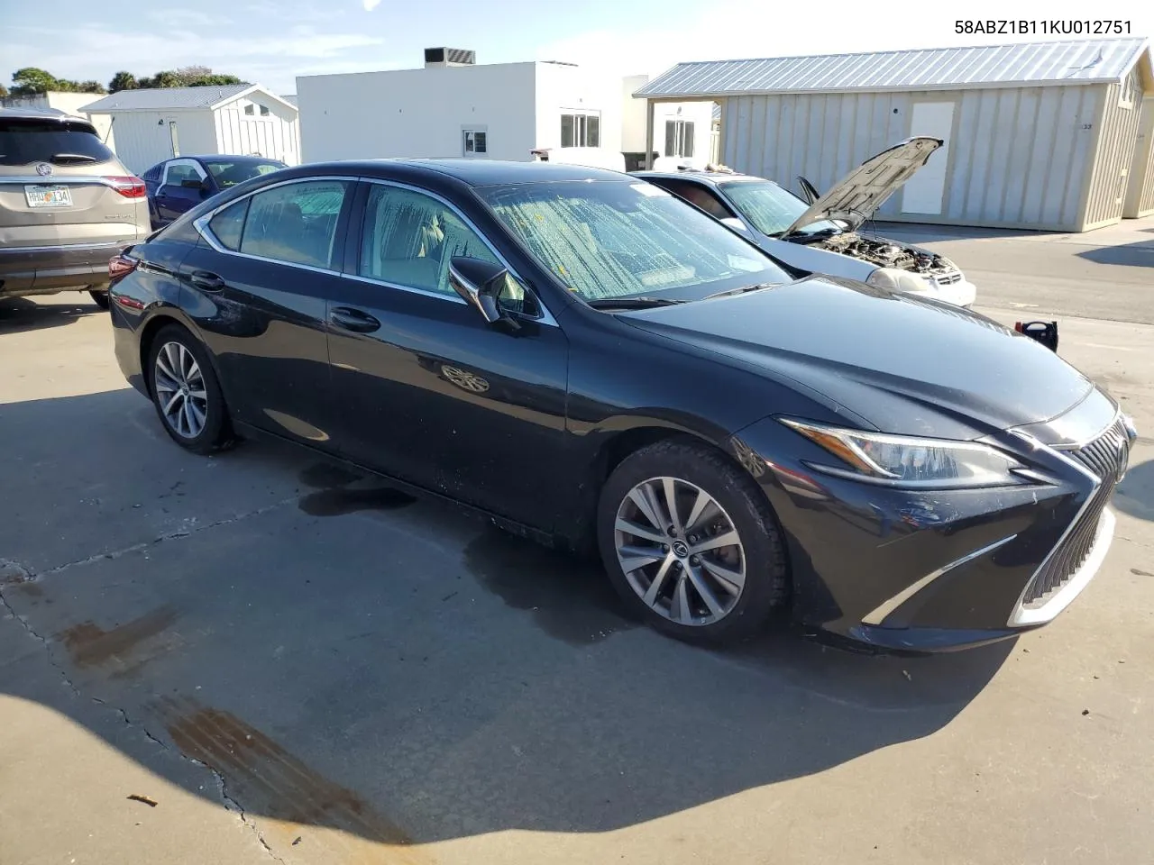 2019 Lexus Es 350 VIN: 58ABZ1B11KU012751 Lot: 73636644