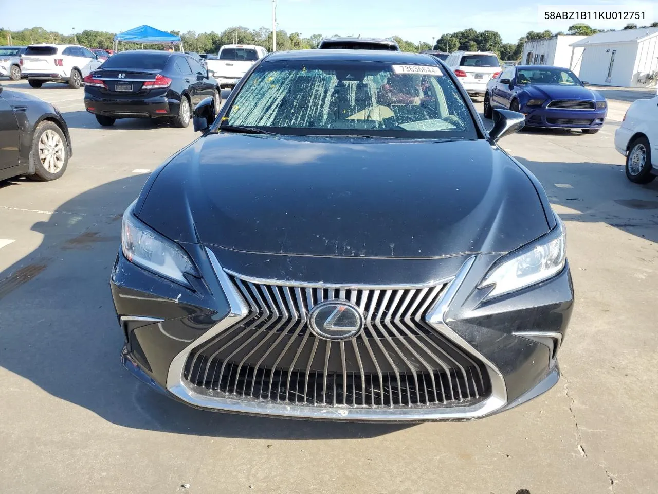 2019 Lexus Es 350 VIN: 58ABZ1B11KU012751 Lot: 73636644