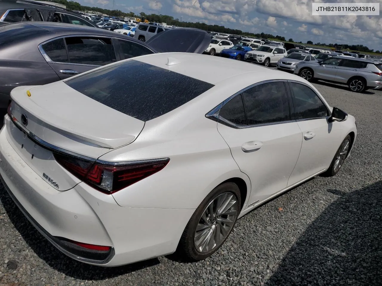 2019 Lexus Es 300H VIN: JTHB21B11K2043816 Lot: 73859614