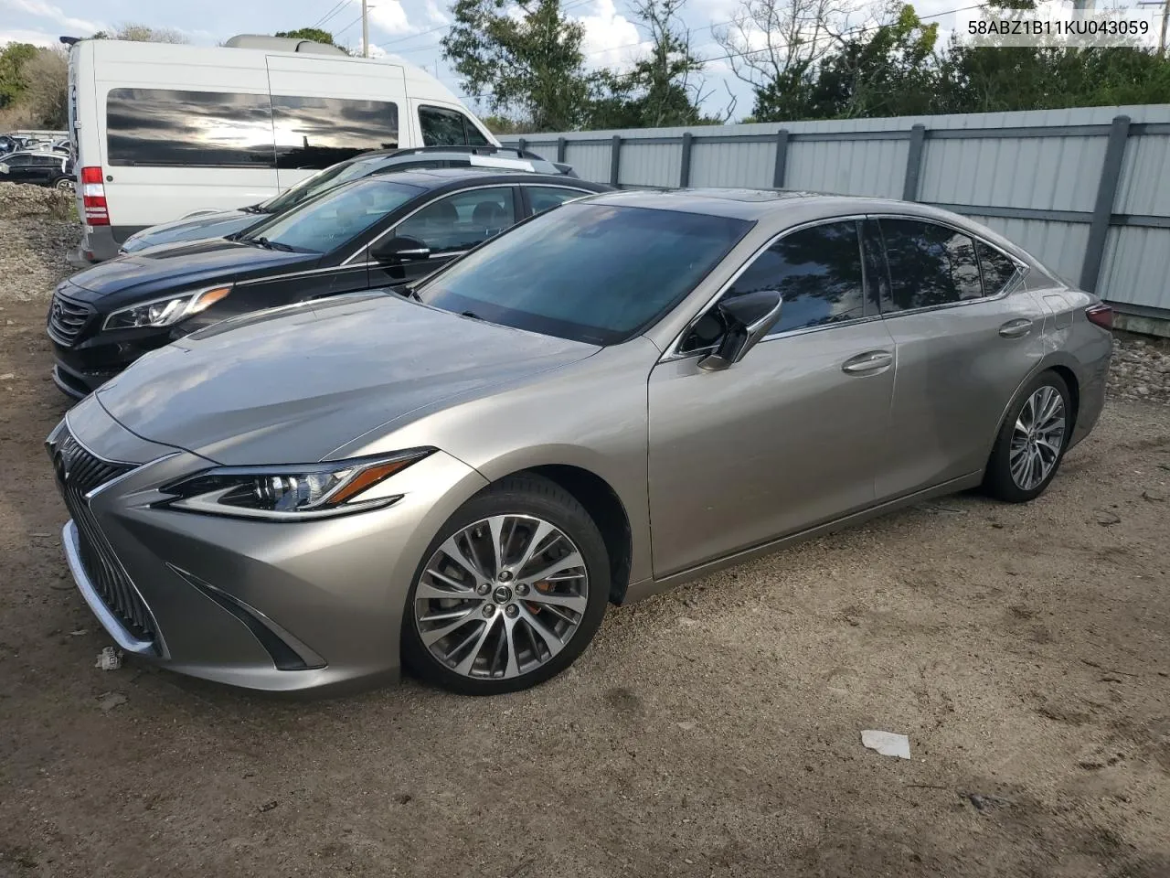 2019 Lexus Es 350 VIN: 58ABZ1B11KU043059 Lot: 73940064