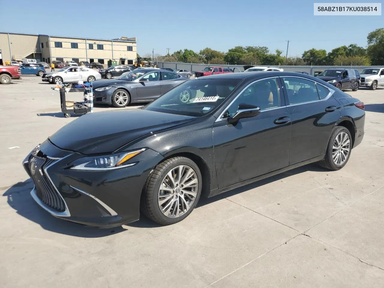 2019 Lexus Es 350 VIN: 58ABZ1B17KU038514 Lot: 74146414