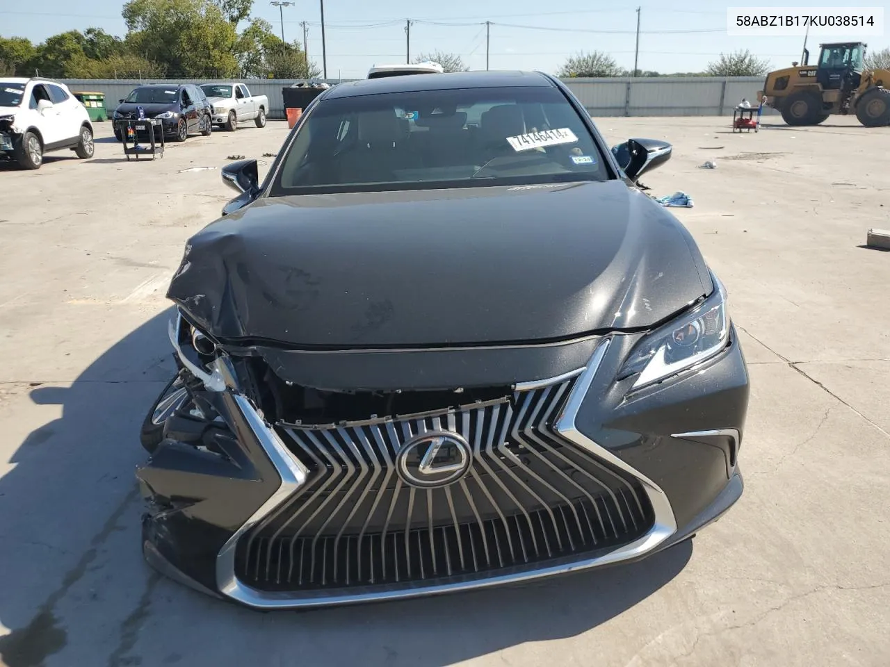 2019 Lexus Es 350 VIN: 58ABZ1B17KU038514 Lot: 74146414