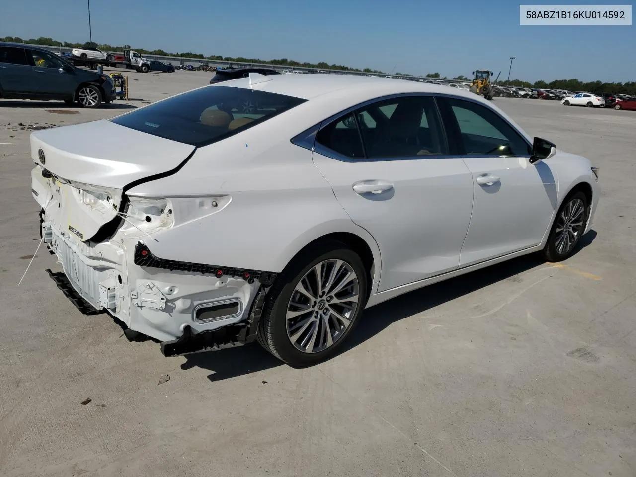 2019 Lexus Es 350 VIN: 58ABZ1B16KU014592 Lot: 74203754