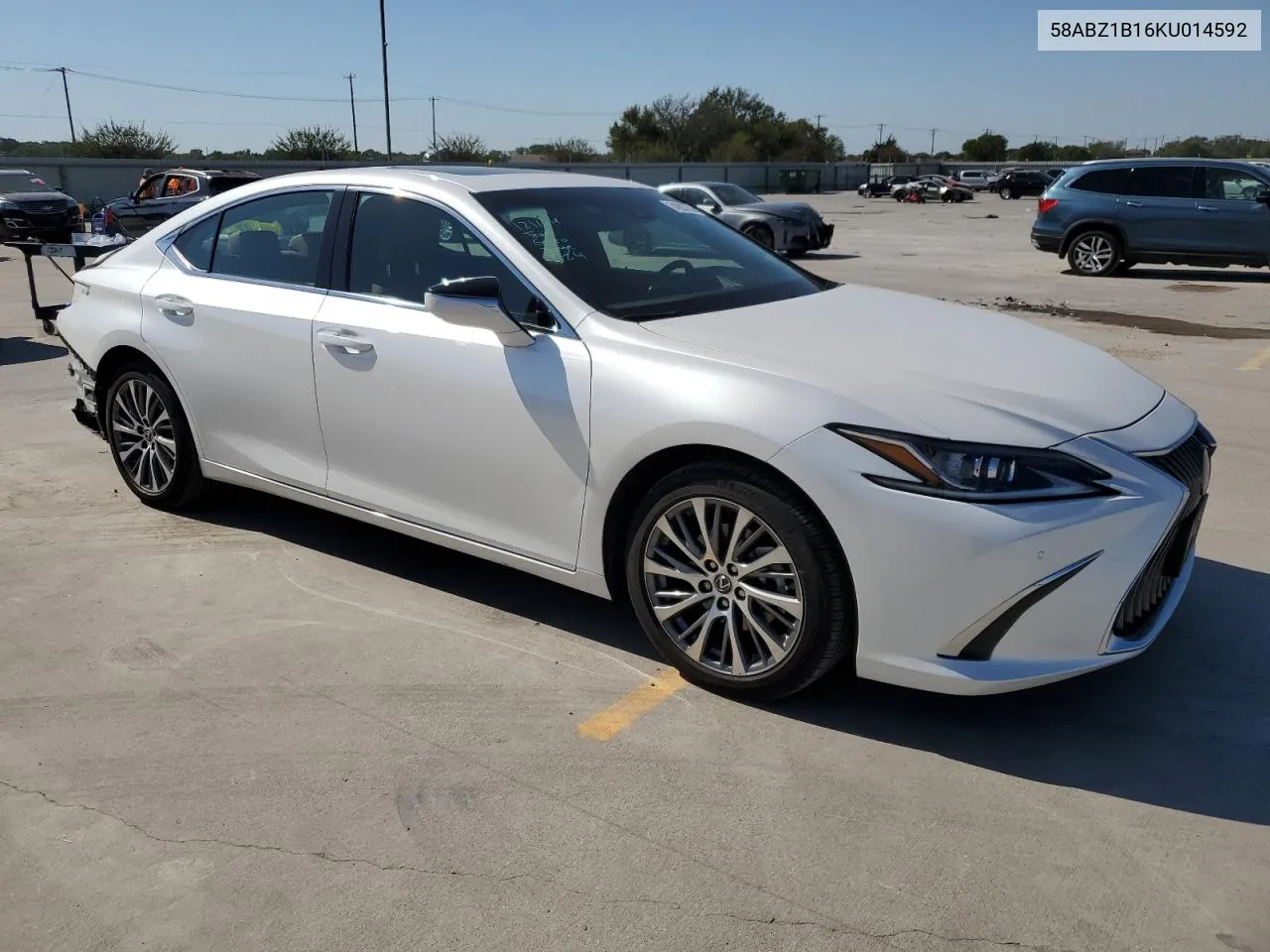 2019 Lexus Es 350 VIN: 58ABZ1B16KU014592 Lot: 74203754