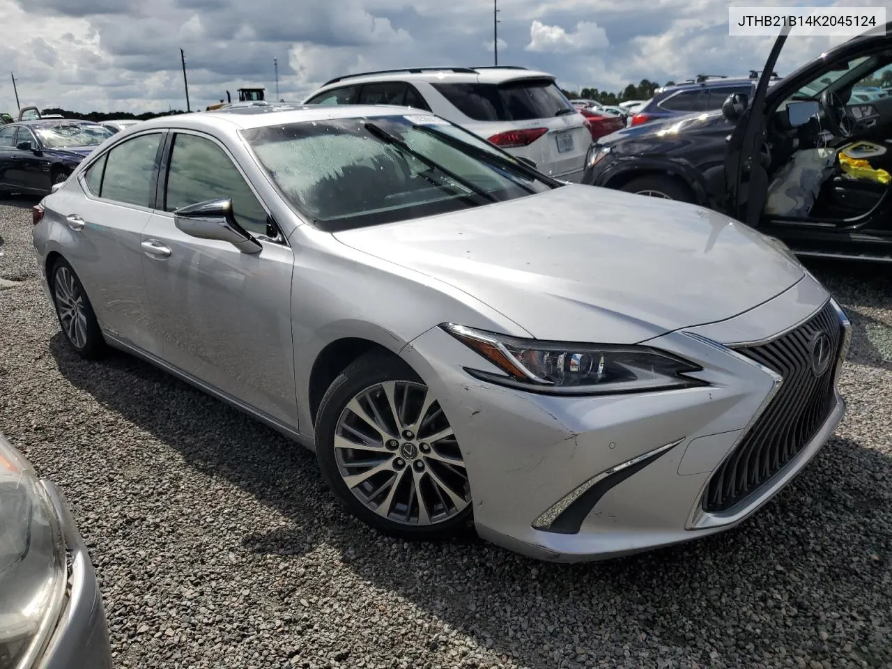 2019 Lexus Es 300H VIN: JTHB21B14K2045124 Lot: 74388414