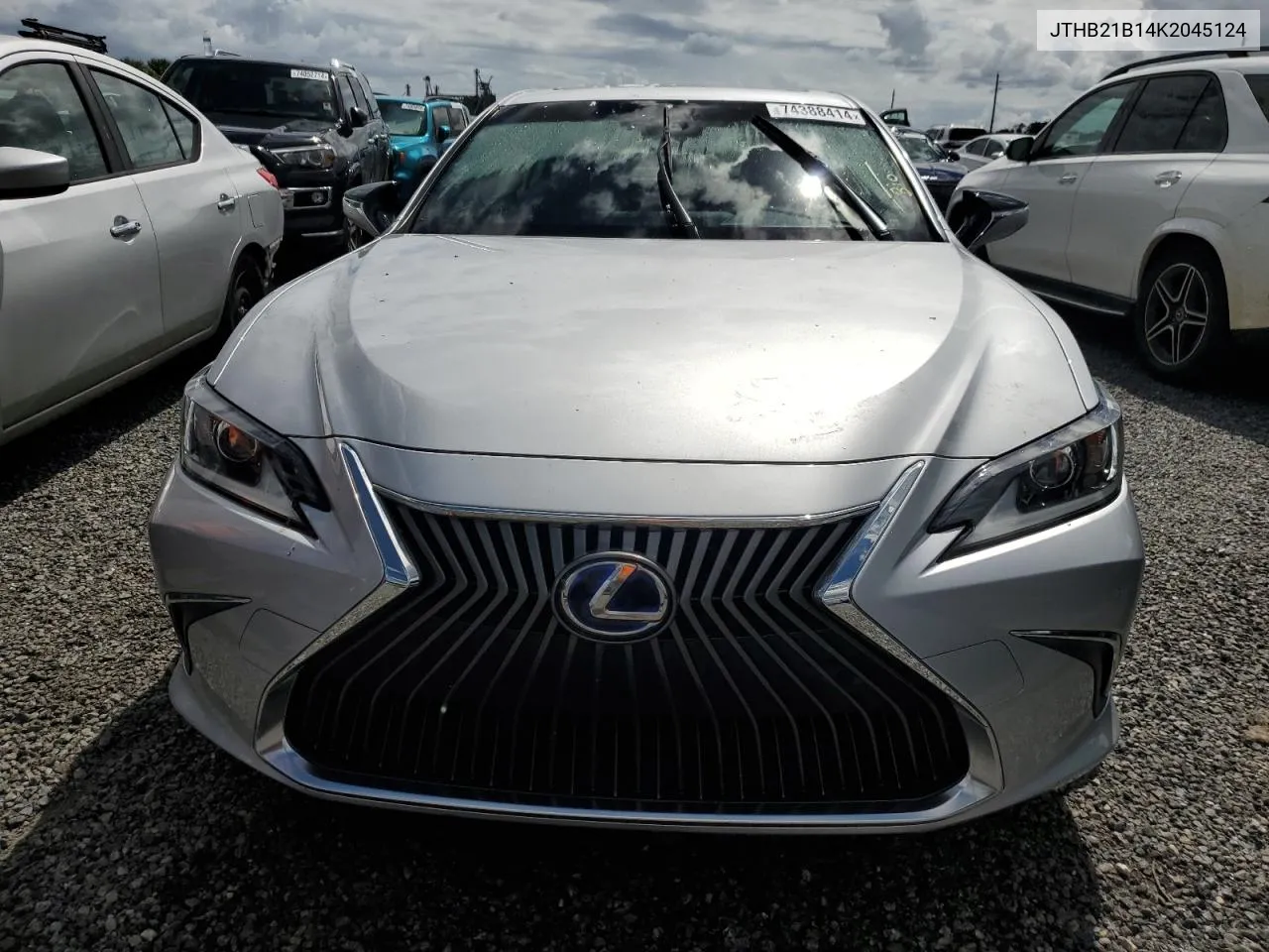 2019 Lexus Es 300H VIN: JTHB21B14K2045124 Lot: 74388414