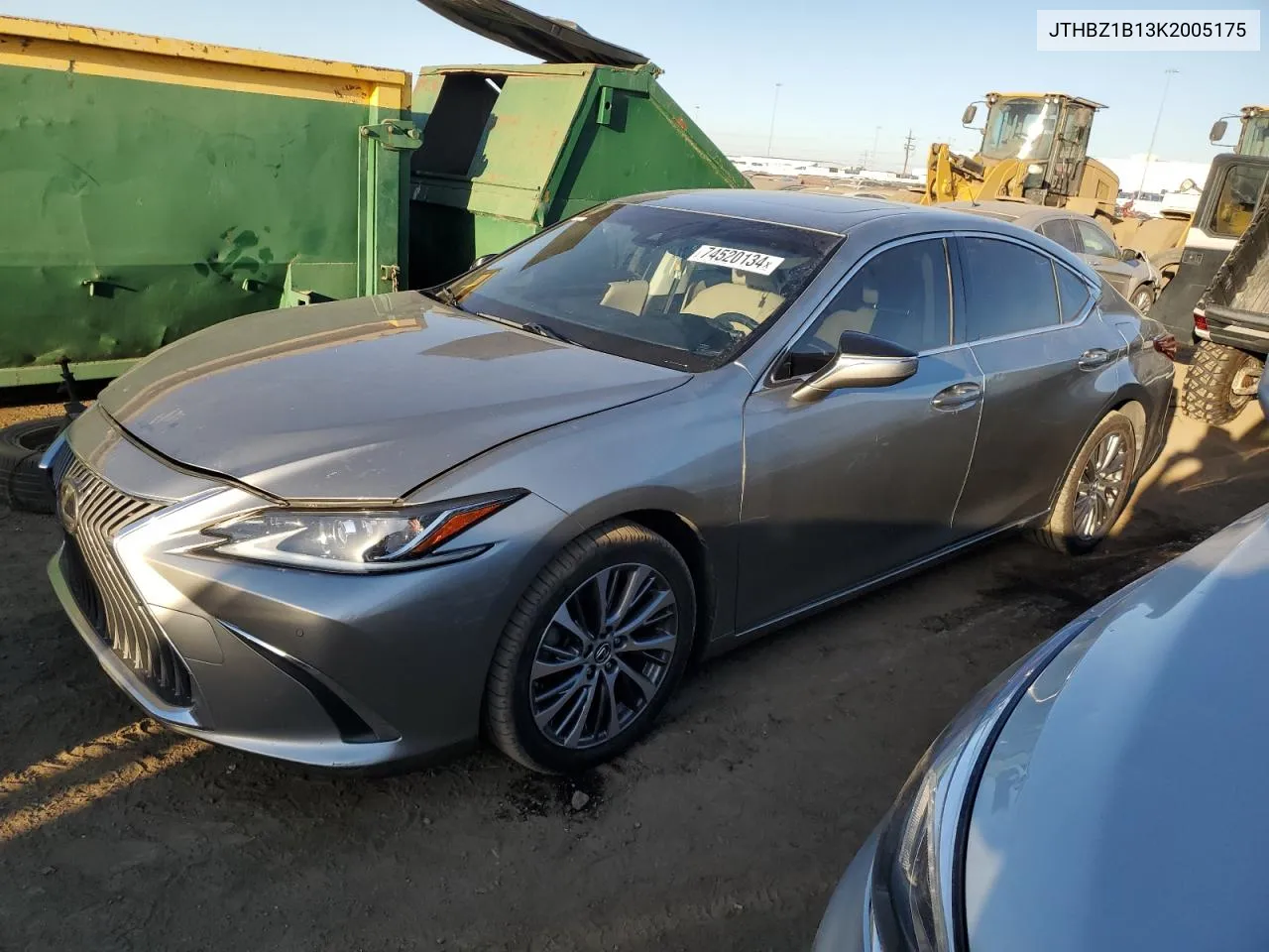 JTHBZ1B13K2005175 2019 Lexus Es 350