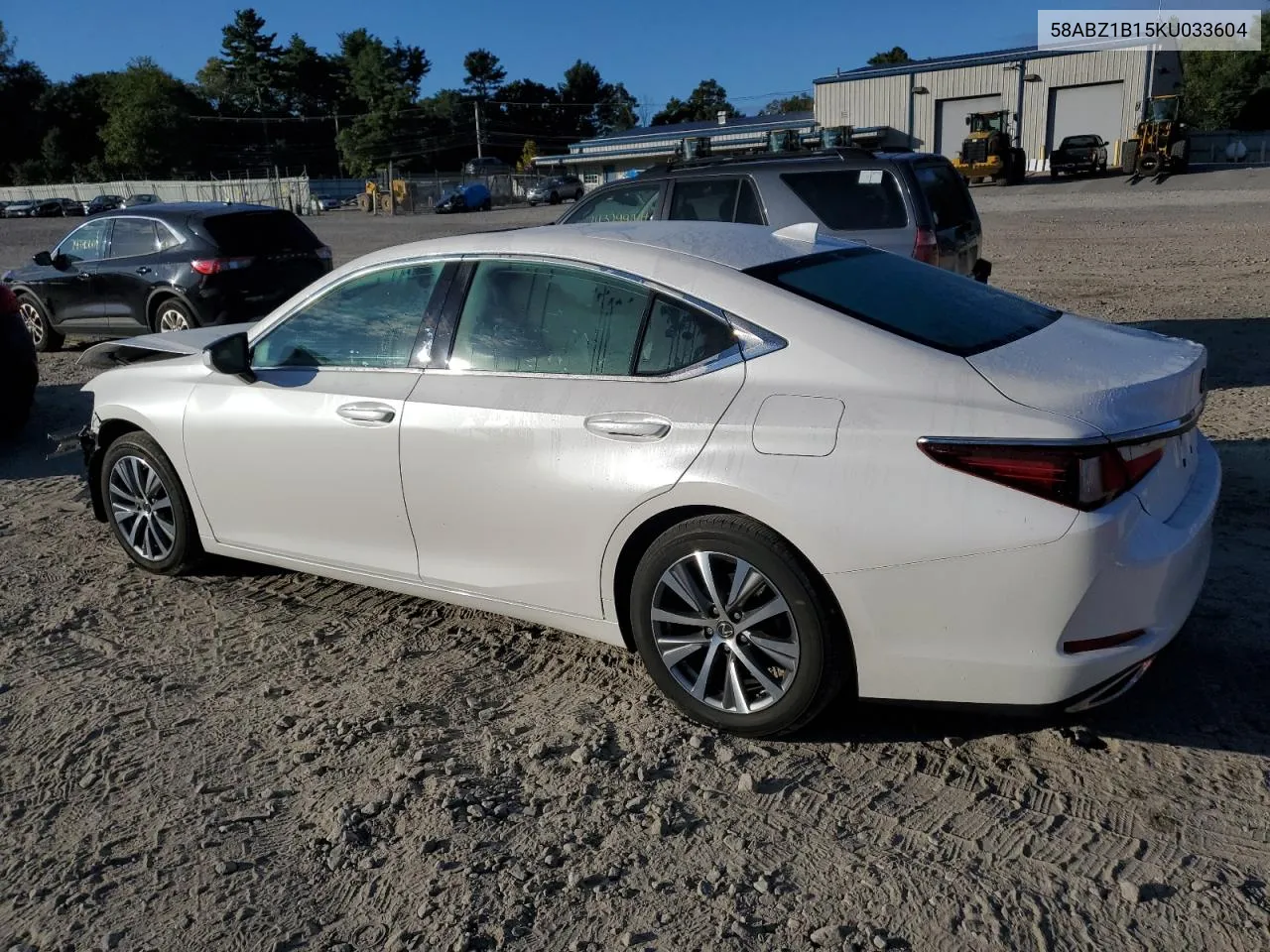 58ABZ1B15KU033604 2019 Lexus Es 350