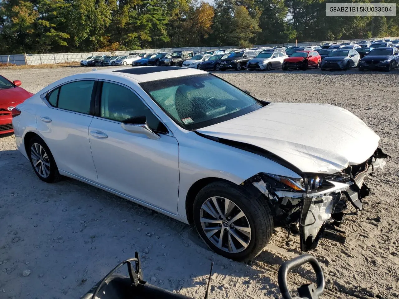 58ABZ1B15KU033604 2019 Lexus Es 350