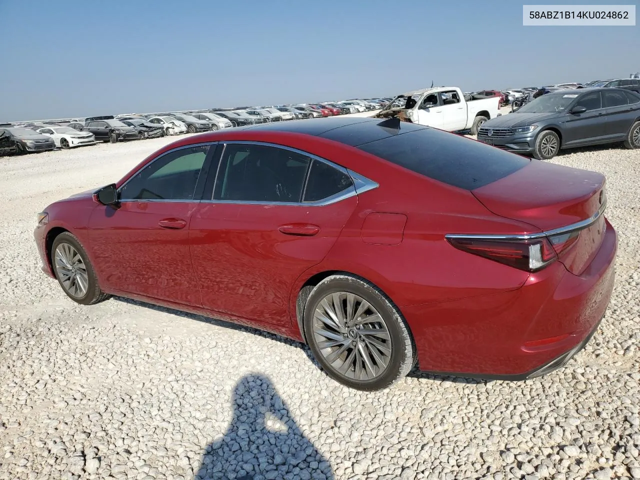 2019 Lexus Es 350 VIN: 58ABZ1B14KU024862 Lot: 75702354