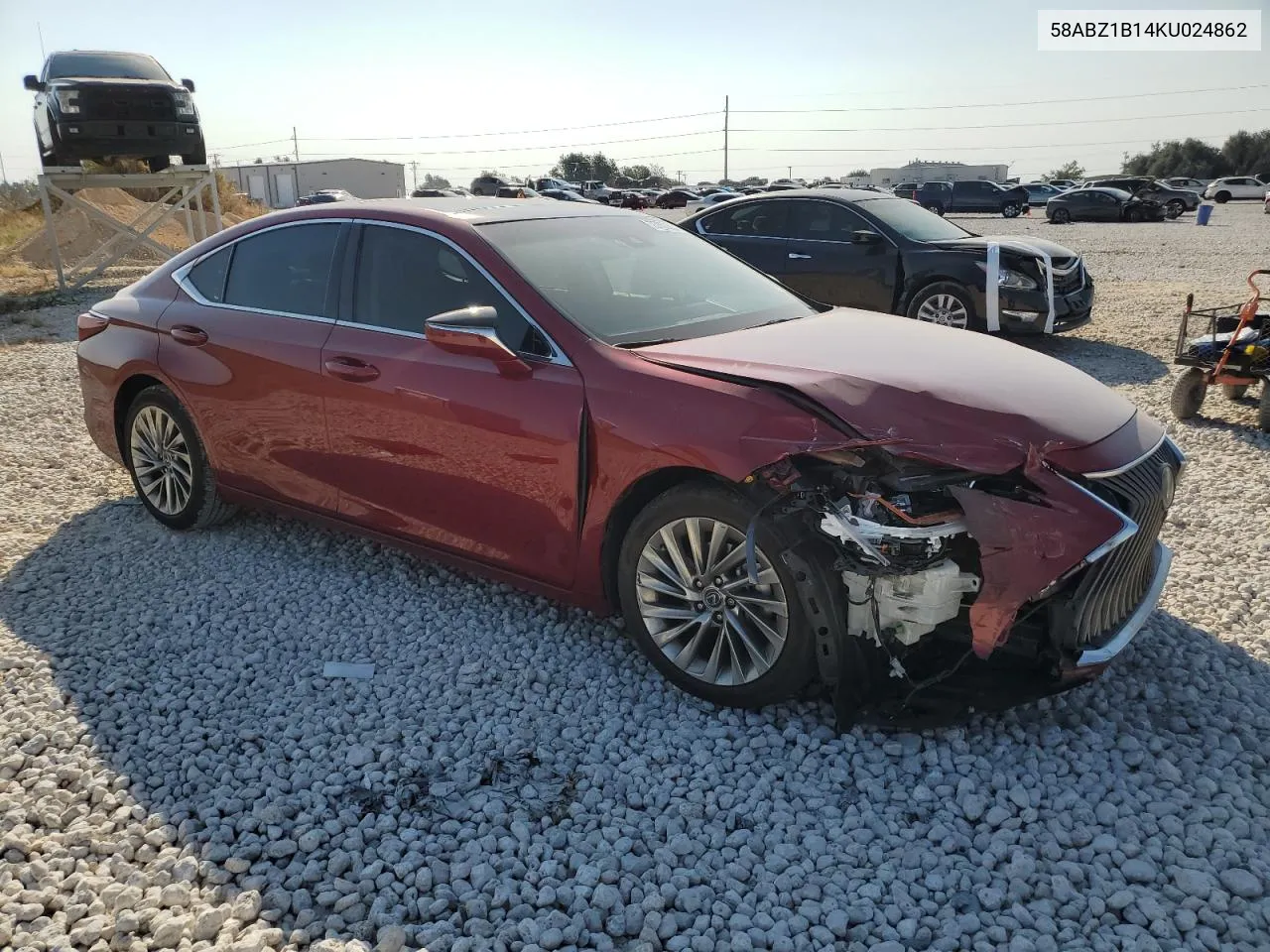 2019 Lexus Es 350 VIN: 58ABZ1B14KU024862 Lot: 75702354