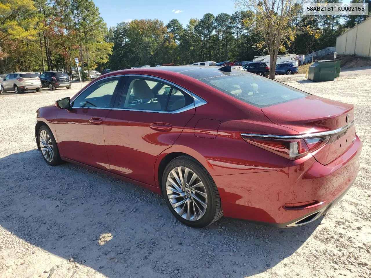 58ABZ1B11KU002155 2019 Lexus Es 350