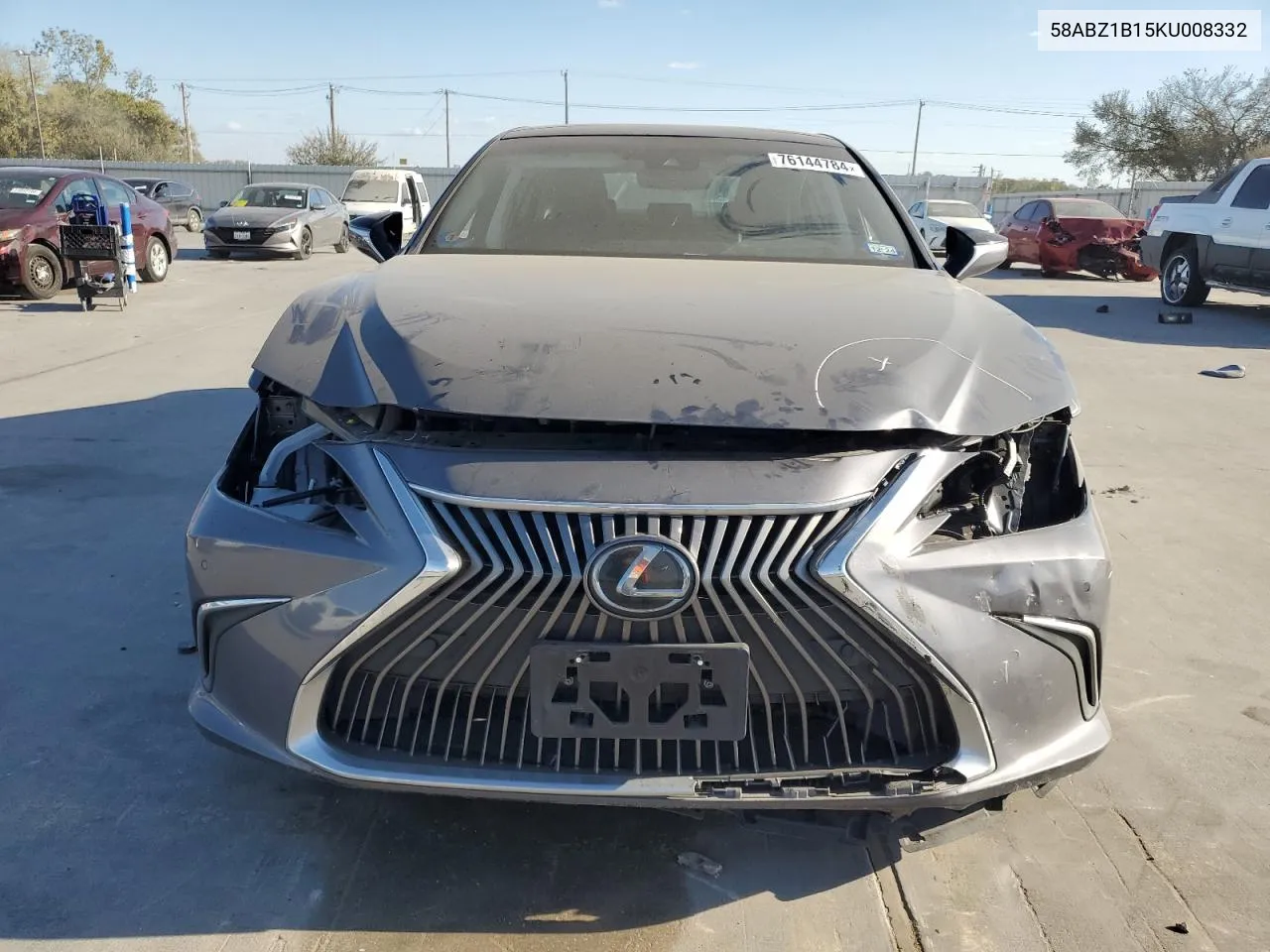 2019 Lexus Es 350 VIN: 58ABZ1B15KU008332 Lot: 76144784