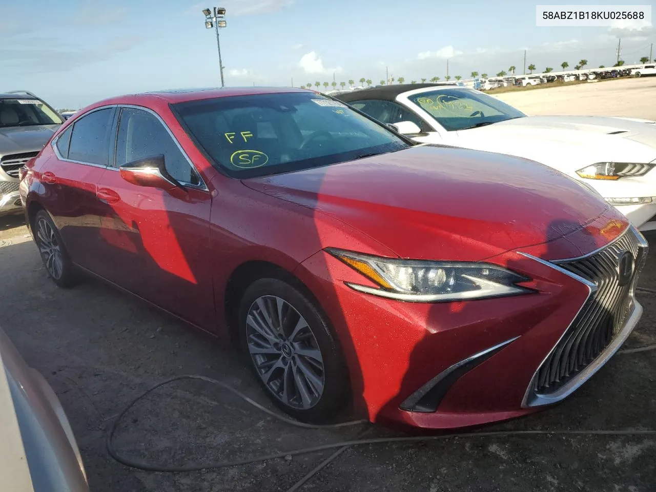 2019 Lexus Es 350 VIN: 58ABZ1B18KU025688 Lot: 77121754