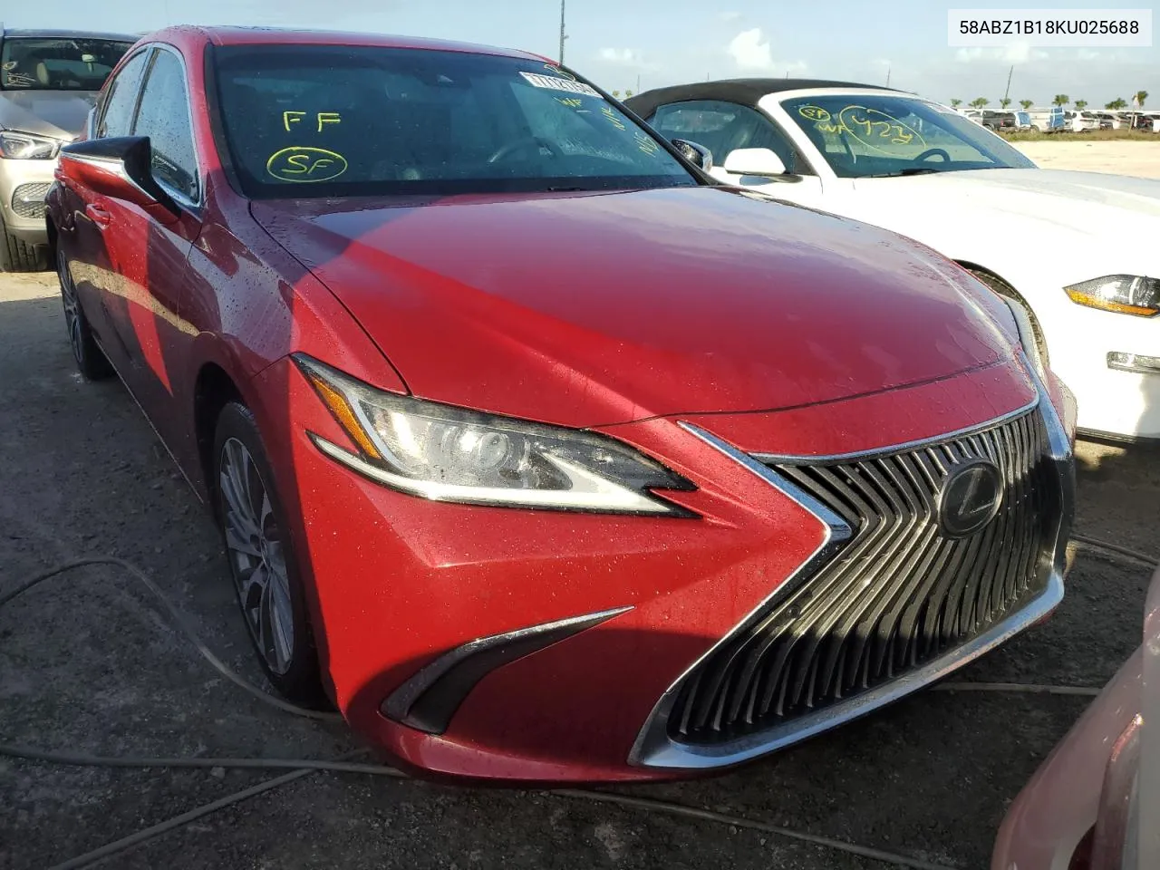 2019 Lexus Es 350 VIN: 58ABZ1B18KU025688 Lot: 77121754