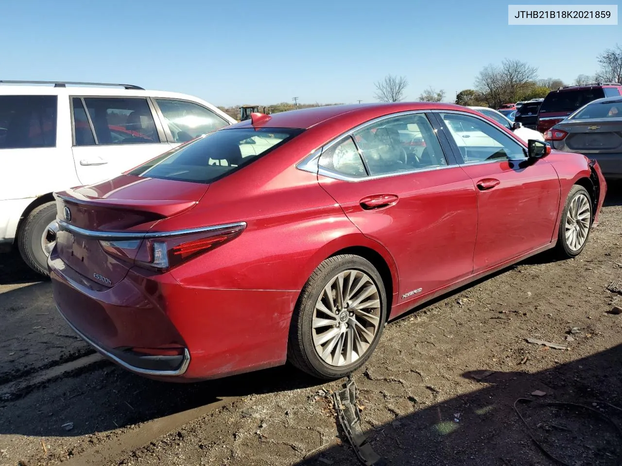 2019 Lexus Es 300H VIN: JTHB21B18K2021859 Lot: 77790794