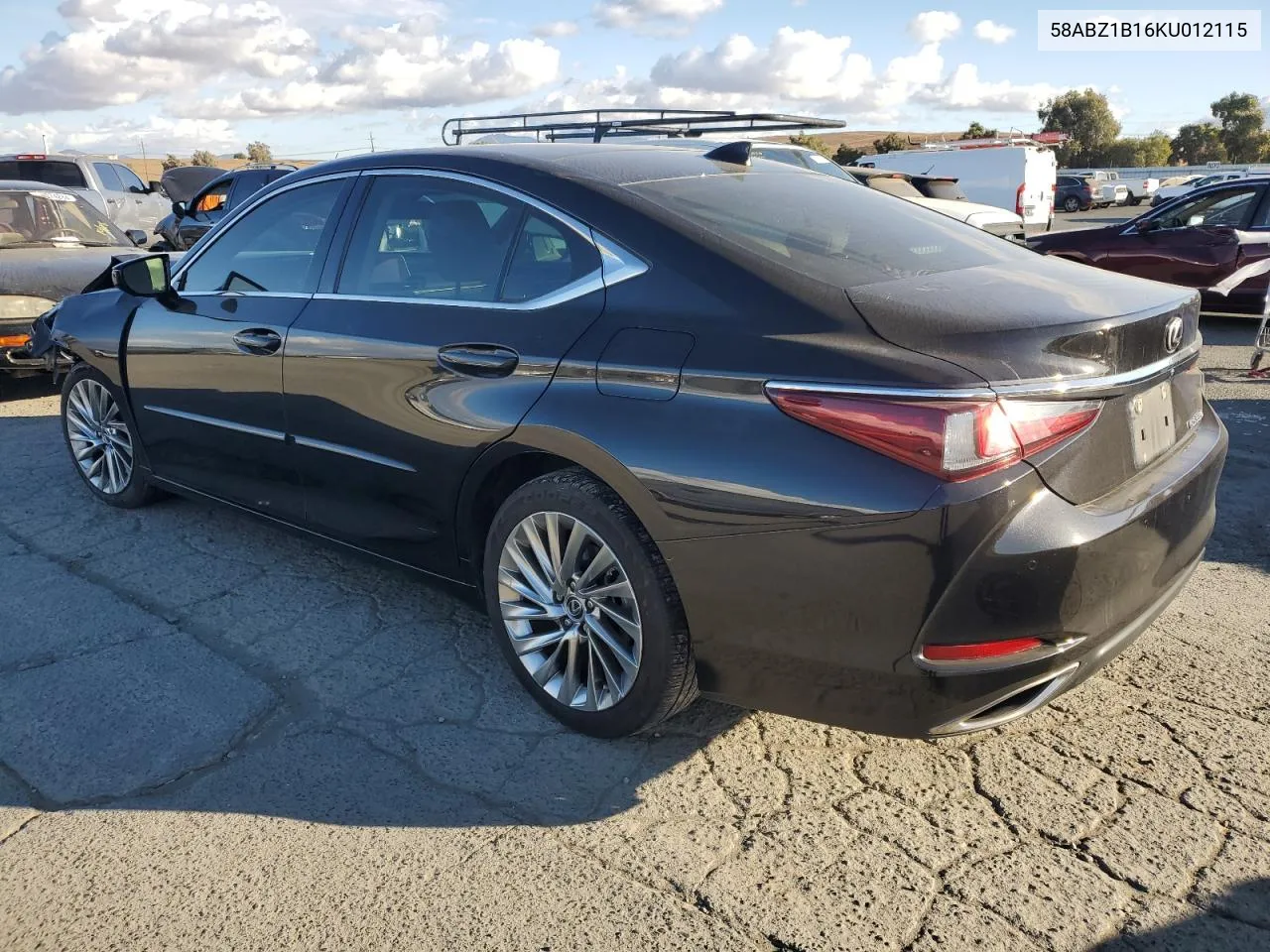 2019 Lexus Es 350 VIN: 58ABZ1B16KU012115 Lot: 78303144