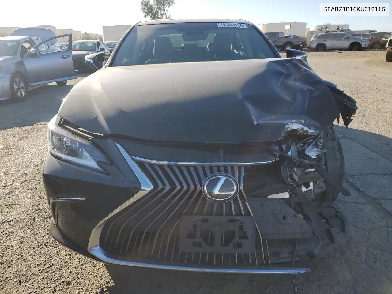 2019 Lexus Es 350 VIN: 58ABZ1B16KU012115 Lot: 78303144