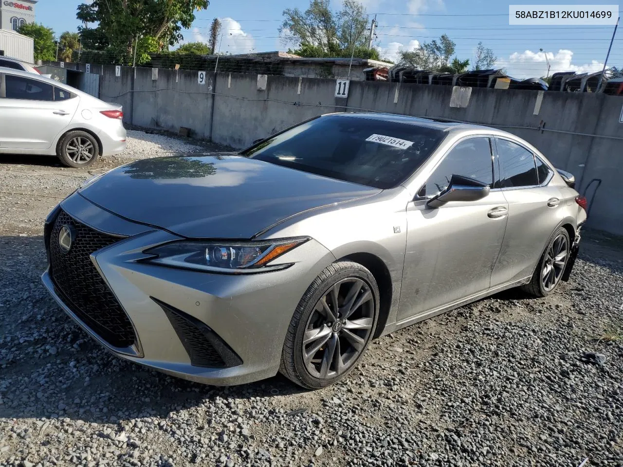 2019 Lexus Es 350 VIN: 58ABZ1B12KU014699 Lot: 79021514