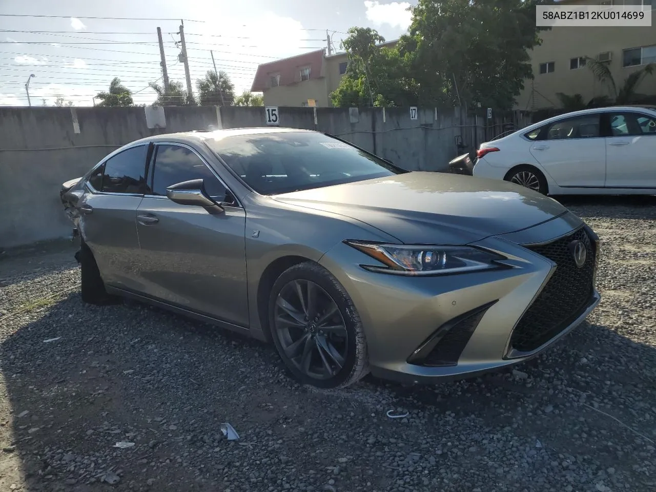 2019 Lexus Es 350 VIN: 58ABZ1B12KU014699 Lot: 79021514