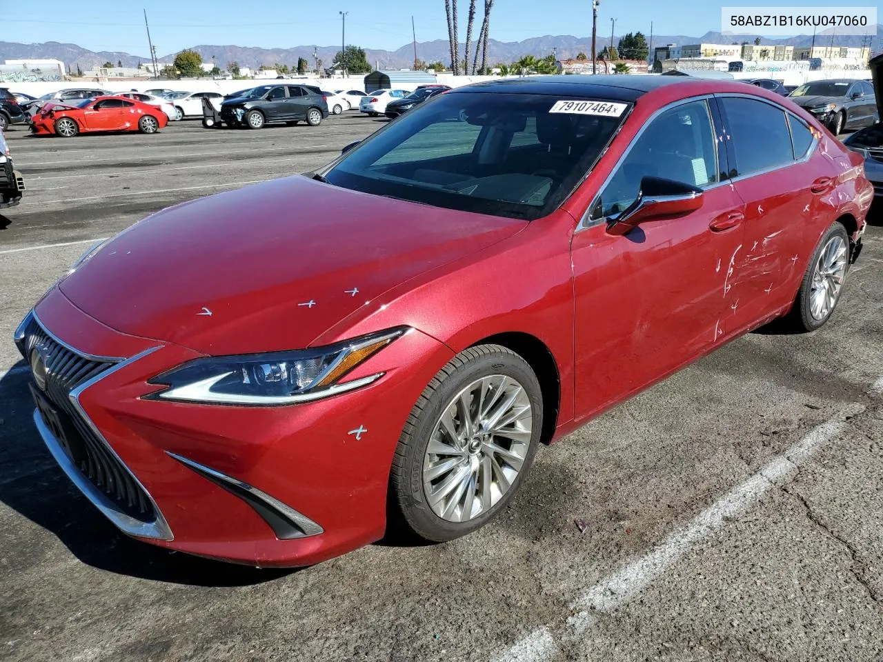 2019 Lexus Es 350 VIN: 58ABZ1B16KU047060 Lot: 79107464