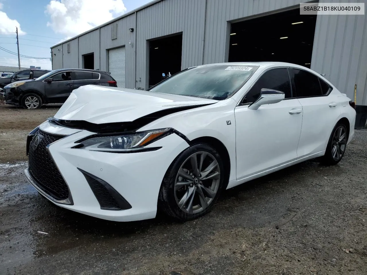 2019 Lexus Es 350 VIN: 58ABZ1B18KU040109 Lot: 79209324