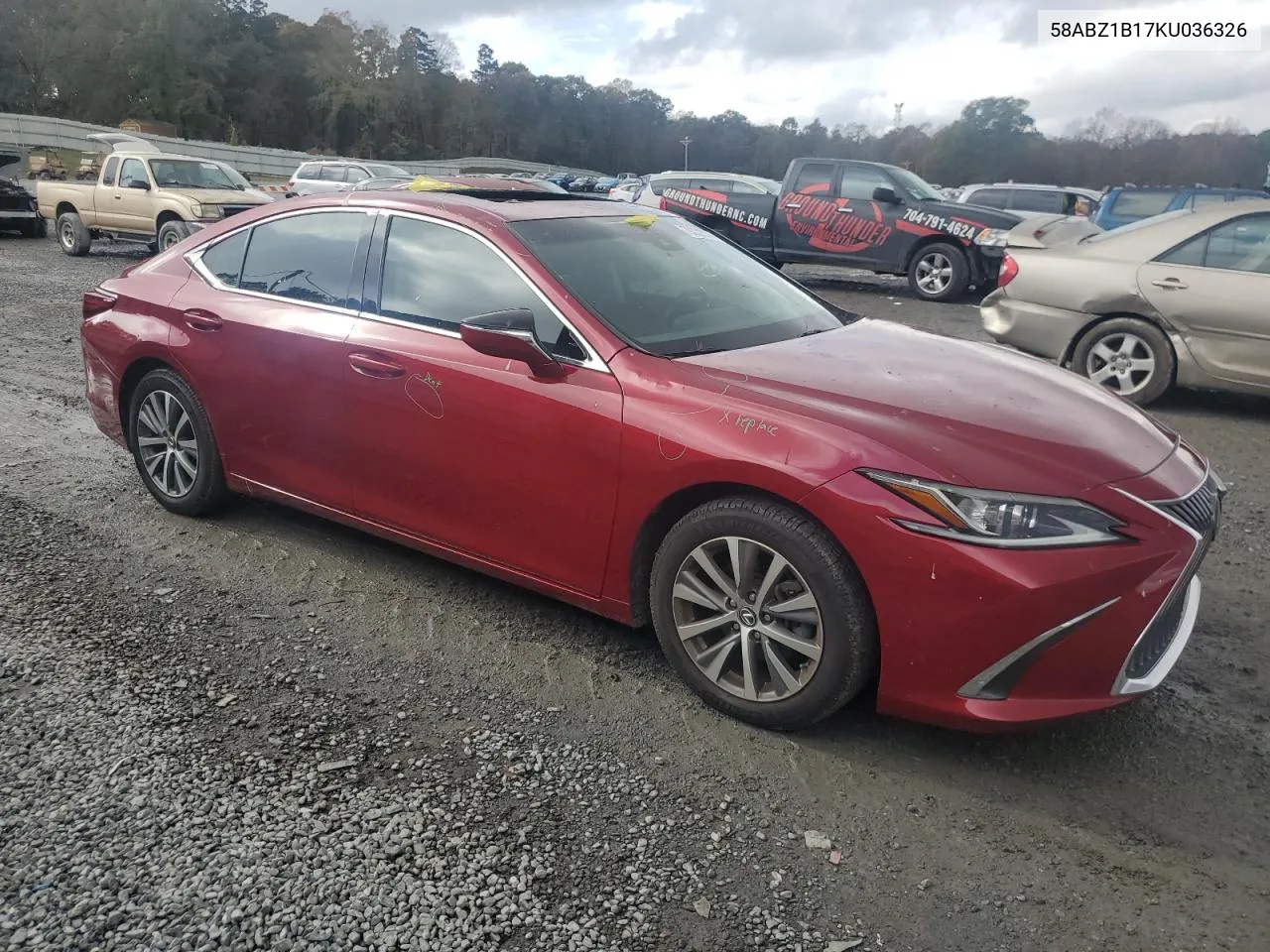 2019 Lexus Es 350 VIN: 58ABZ1B17KU036326 Lot: 79332574