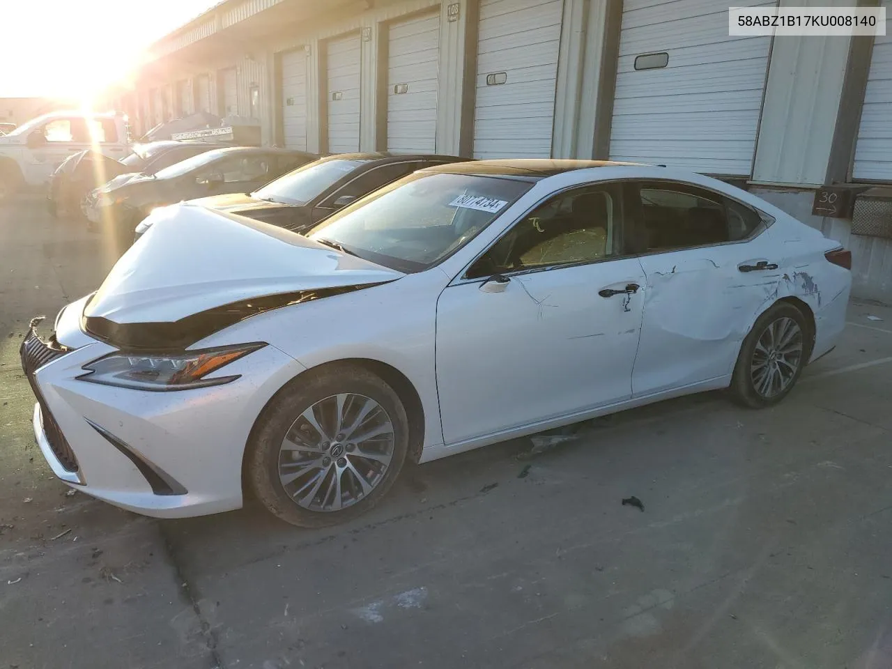 2019 Lexus Es 350 VIN: 58ABZ1B17KU008140 Lot: 80774734