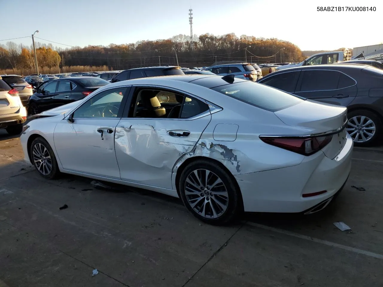 2019 Lexus Es 350 VIN: 58ABZ1B17KU008140 Lot: 80774734