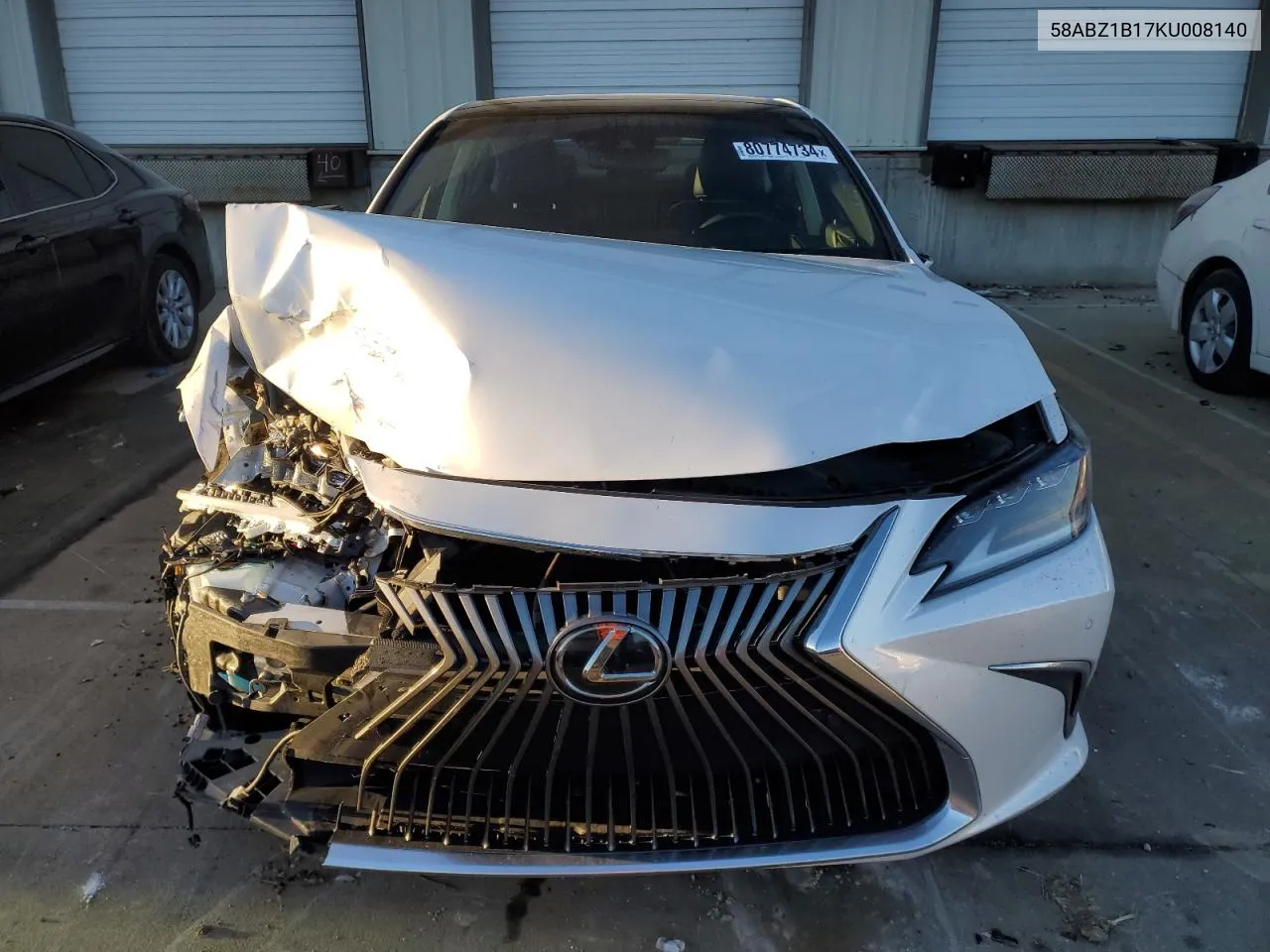 2019 Lexus Es 350 VIN: 58ABZ1B17KU008140 Lot: 80774734