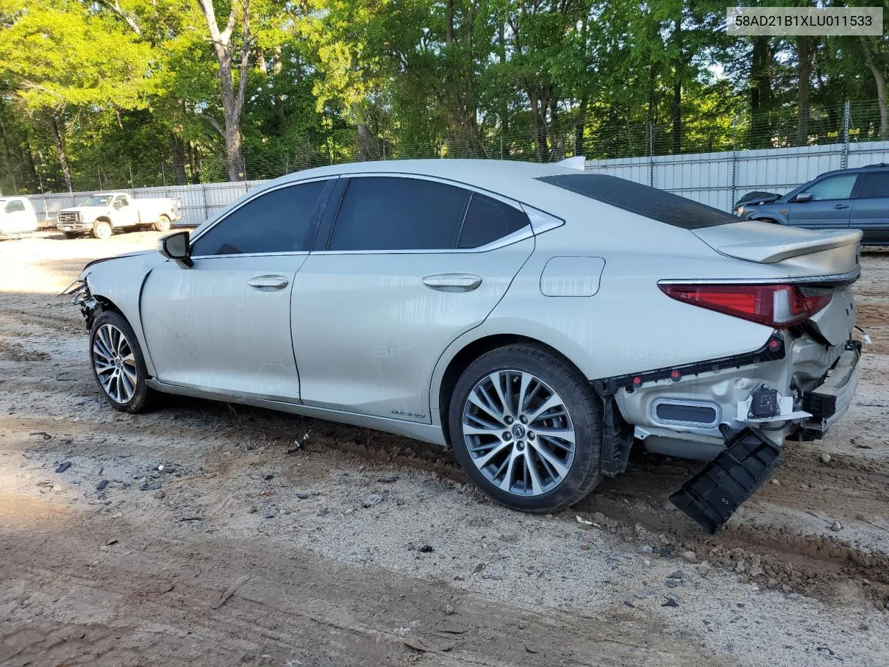 2020 Lexus Es 300H VIN: 58AD21B1XLU011533 Lot: 53035334